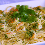 garlic herb shrimp pasta