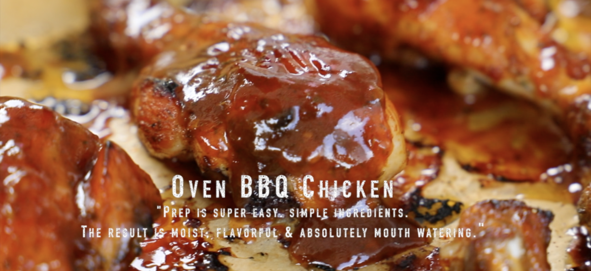 OVEN BBQ CHICKEN RECIPE