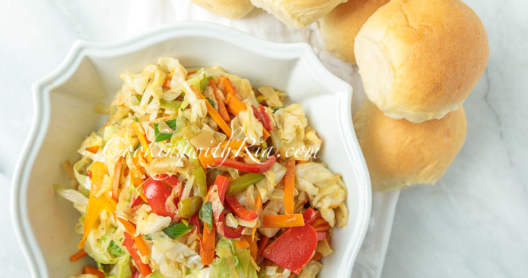 Veggie Chow Mein (Trinidad Stir Fry Veggies)