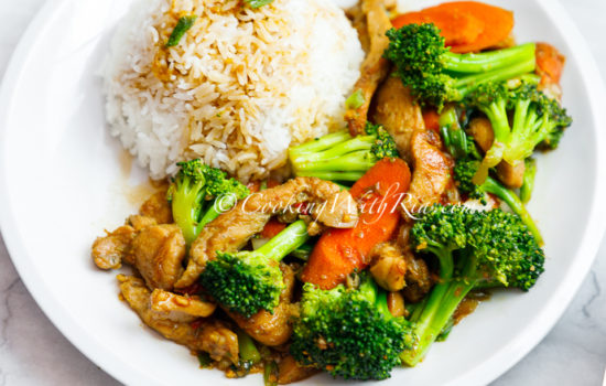 Chicken and Broccoli with Garlic Sauce