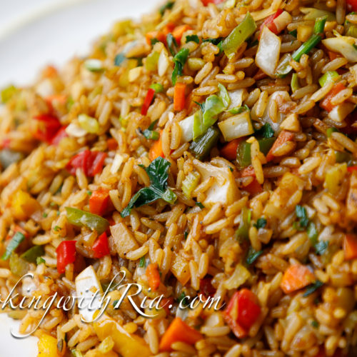 Trini Veggie Fried Rice Cooking With Ria