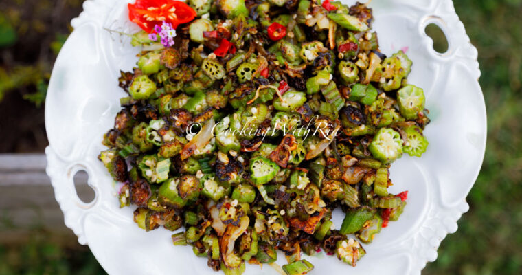 Crispy Fried Okra | Trini Fried Ochro