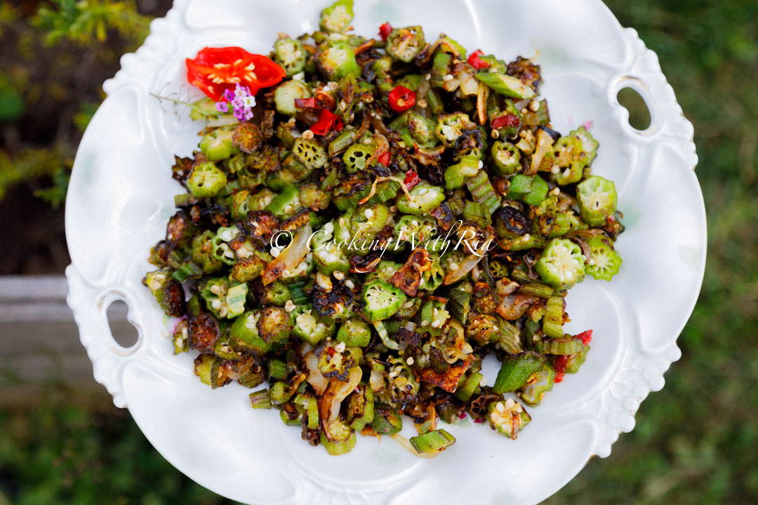 Crispy Fried Okra | Trini Fried Ochro