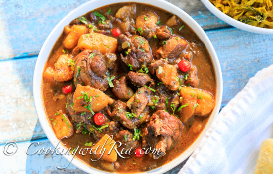 Stewed Chicken With Potatoes