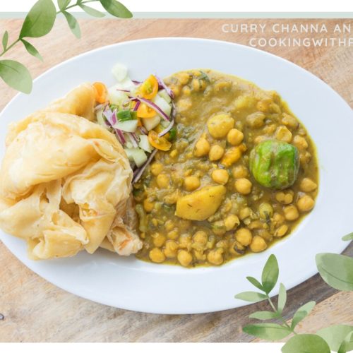 curry channa & aloo