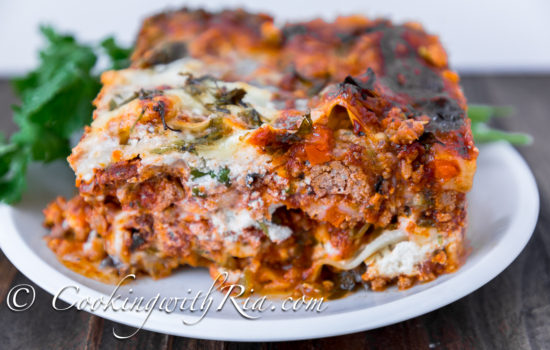 Holiday Lasagna for a Party