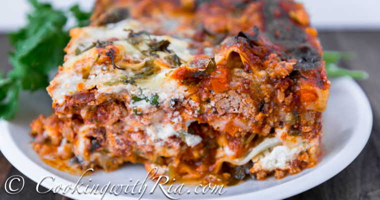 Holiday Lasagna for a Party