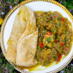 curry chicken with pigeon peas