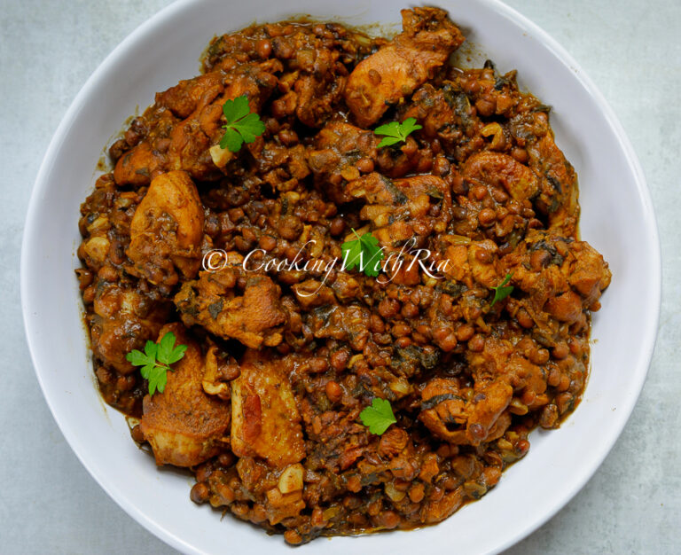 Stewed Chicken with Pigeon Peas