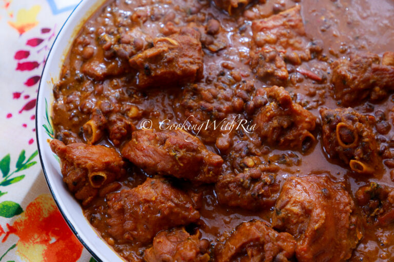 Stewed Turkey With Pigeon Peas