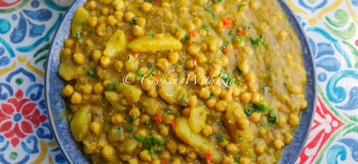 Instant Pot Curry Channa and Aloo