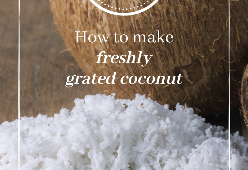 How to make freshly grated coconut