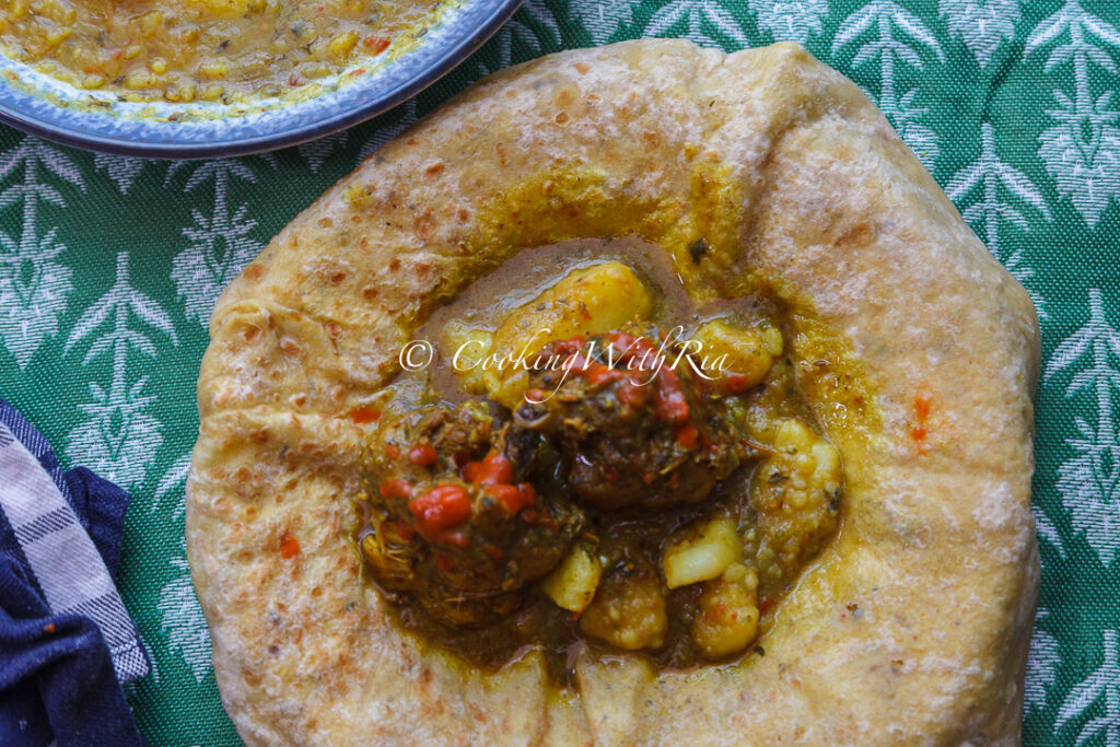 Trinidad Chicken Roti