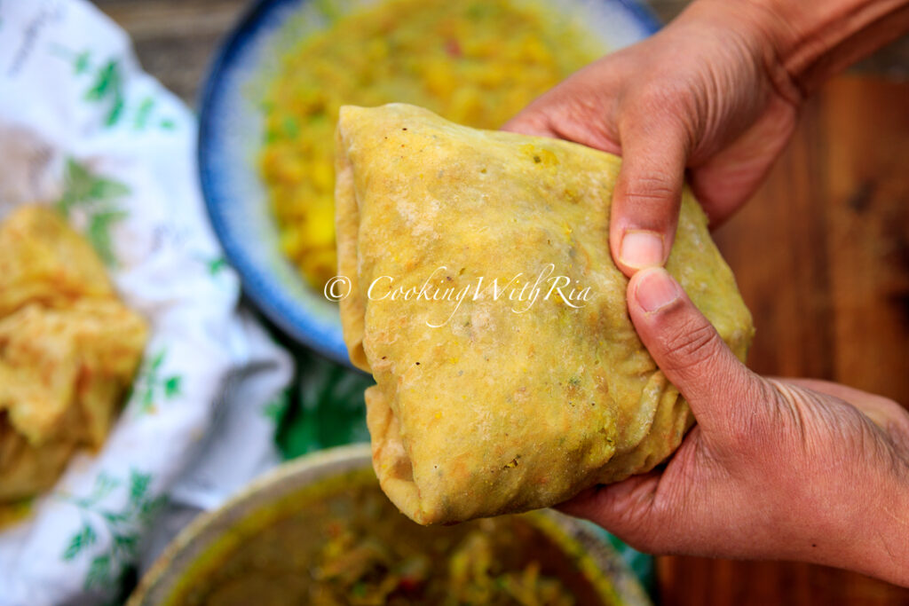 Trinidad Chicken Roti