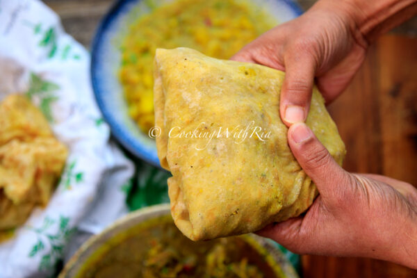 Trinidad Chicken Roti