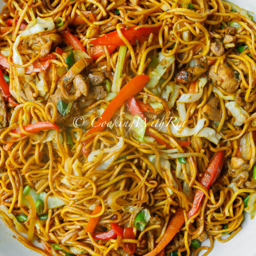 chicken lo mein