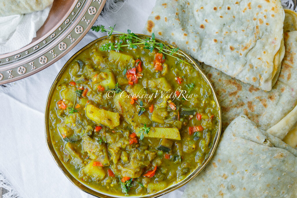 Curry baigan and aloo
