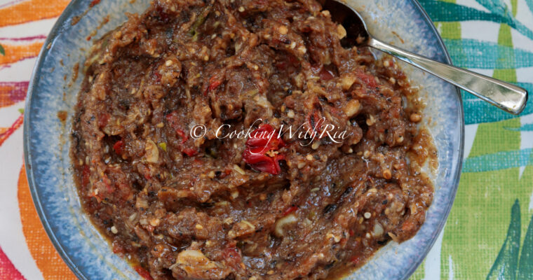 Murtani|Upar Gaar| Pepper Choka| A Fiery Side Dish