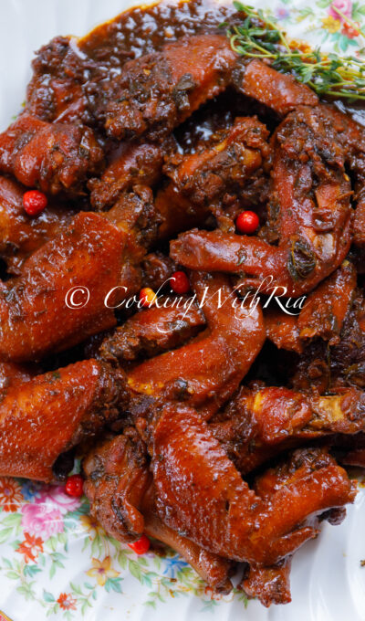 Stewed Chicken Wings