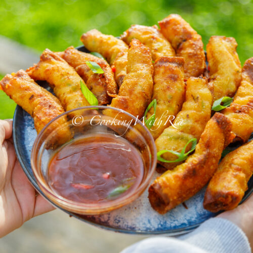 Shrimp wonton sticks