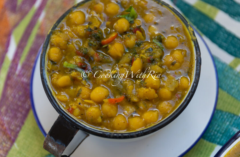 Trinidad Boil Channa | Cup Ah Channa