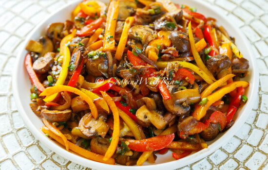 Mushroom & Bell Pepper Stir Fry