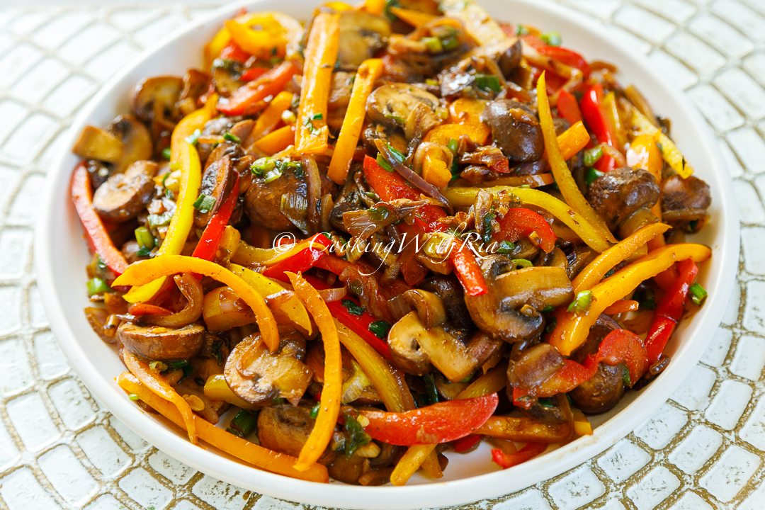 Mushroom & Bell Pepper Stir Fry