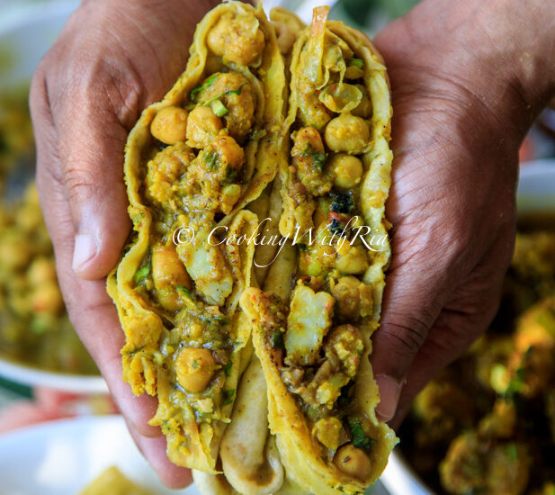 Trinidad Curry Shrimp Roti