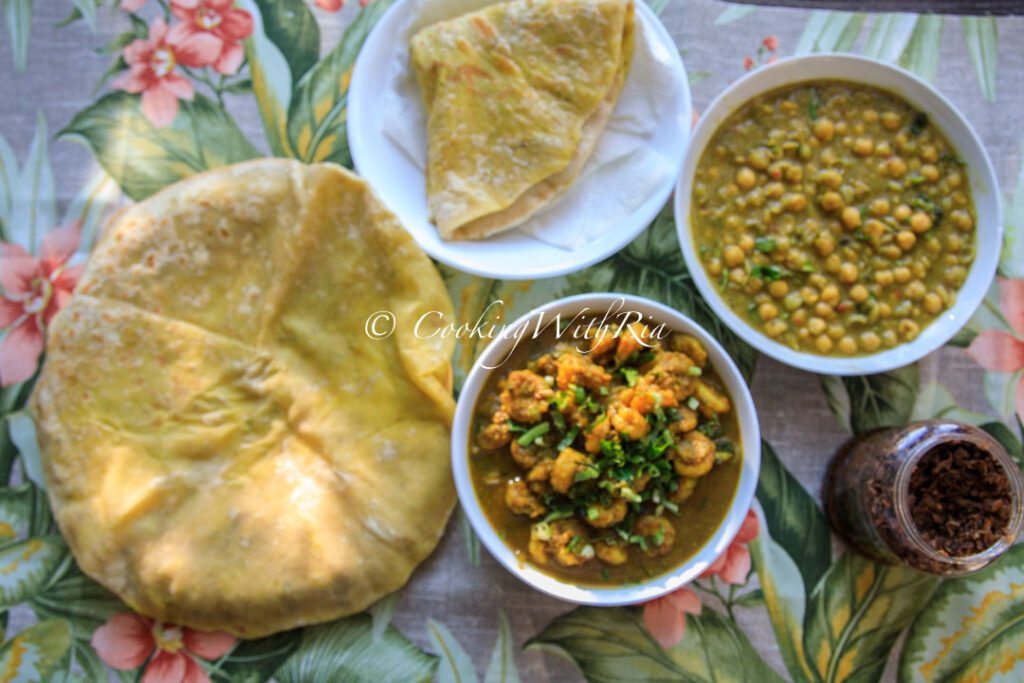 Trinidad Shrimp Roti