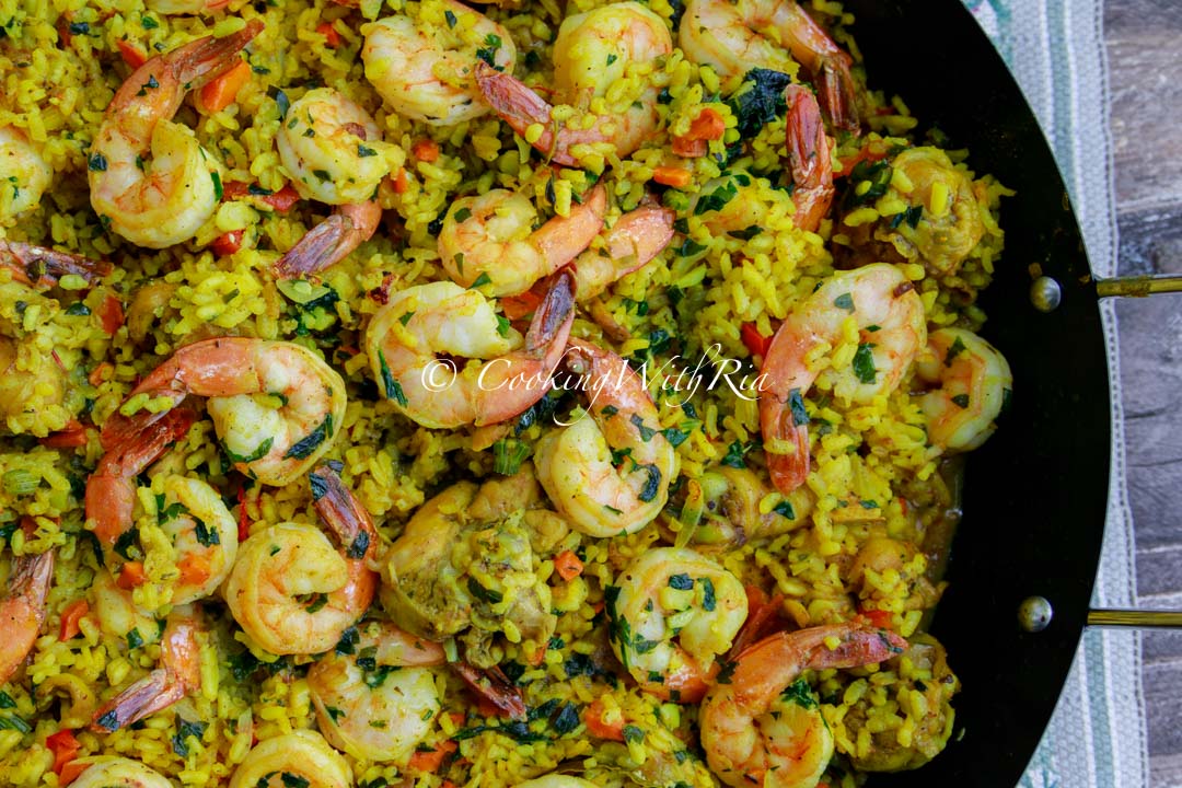 Paella With a Caribbean Twist