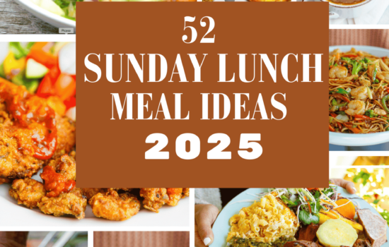 52 Sunday Lunches of 2025: Weekly Meal Inspiration for Your Table