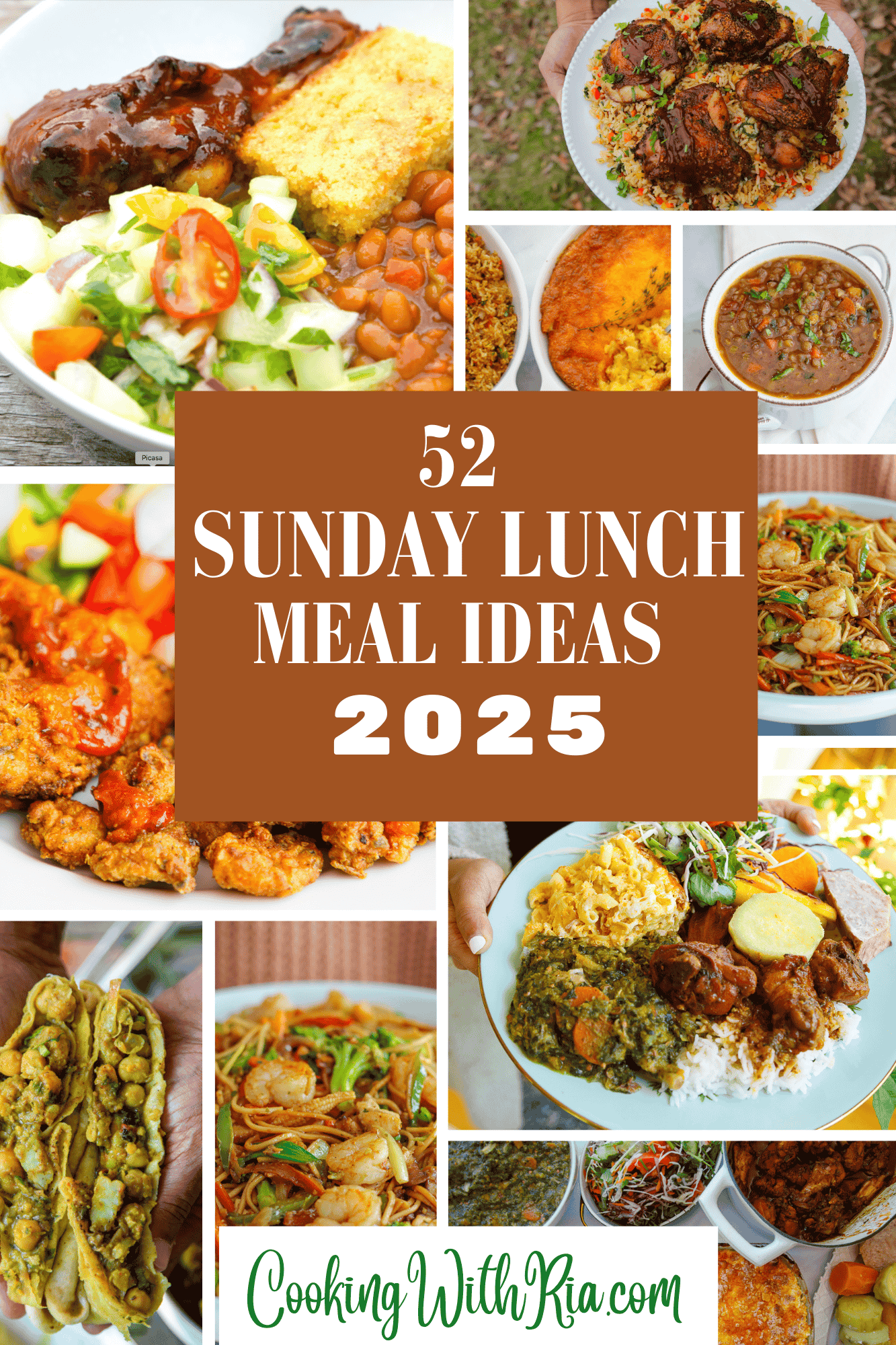 52 Sunday Lunches of 2025: Weekly Meal Inspiration for Your Table