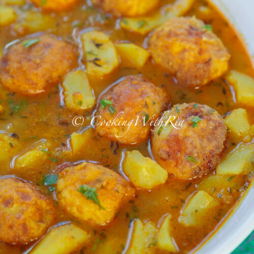 curry egg and aloo