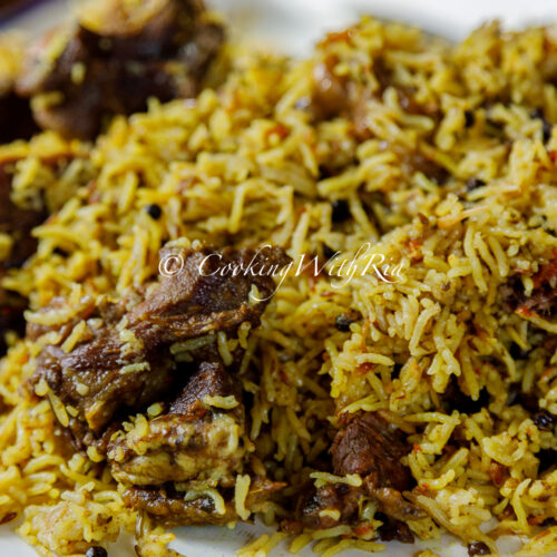goat pilaf