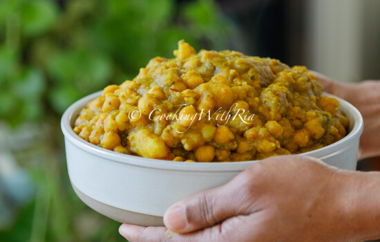 25 Min Instant Pot Curry Channa and Aloo