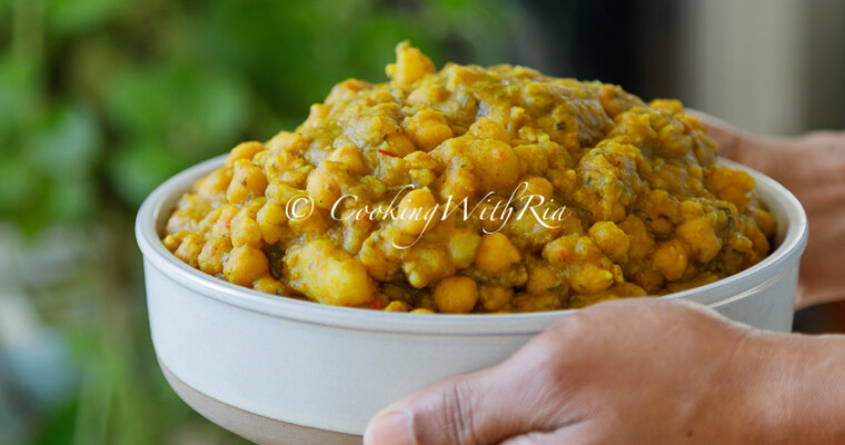 25 Min Instant Pot Curry Channa and Aloo