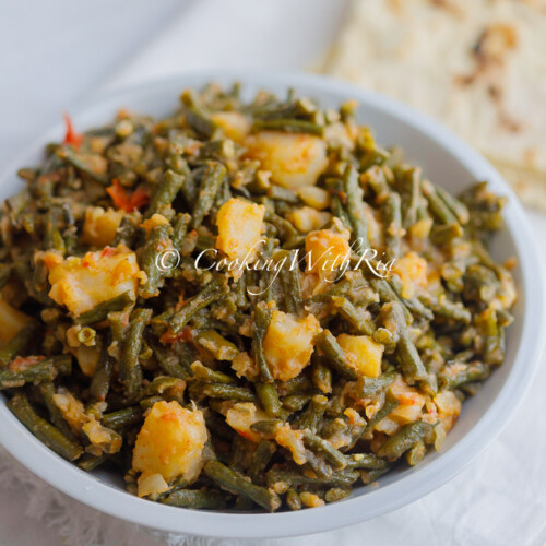 fry bodi and aloo
