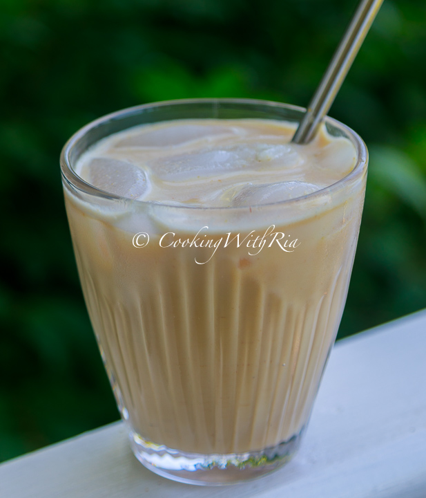 peanut punch in glass