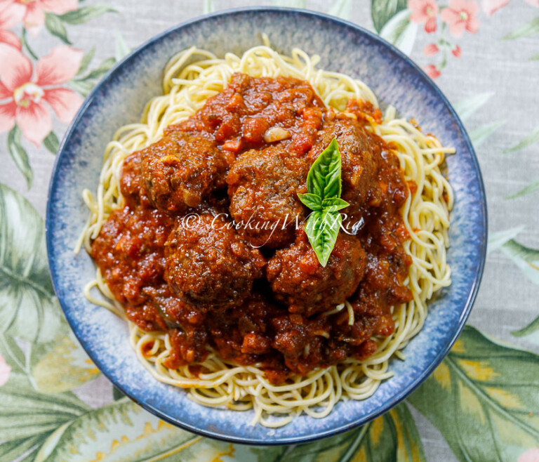 spaghetti and meatballs