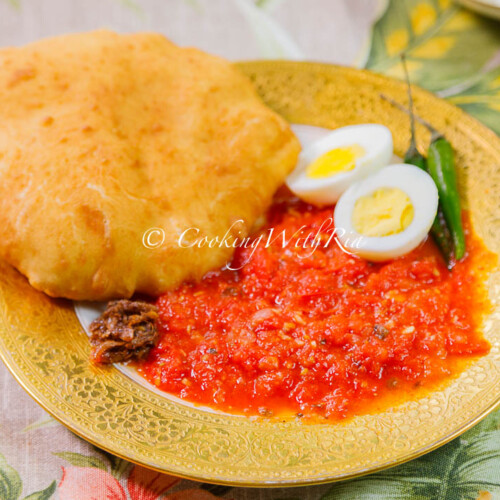 boiled tomato choka