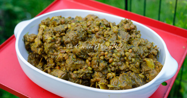 Curry Duck with Pigeon Peas