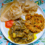 sunday-lunch-weeek-34-pumpkin-talkari with-shrimp-curry-lamb-dosti-roti