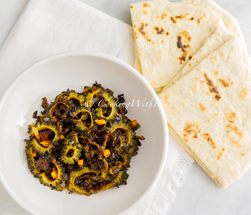 Fried Caraille (Bitter Melon) – Authentic Trinidad-Style Vegan Side
