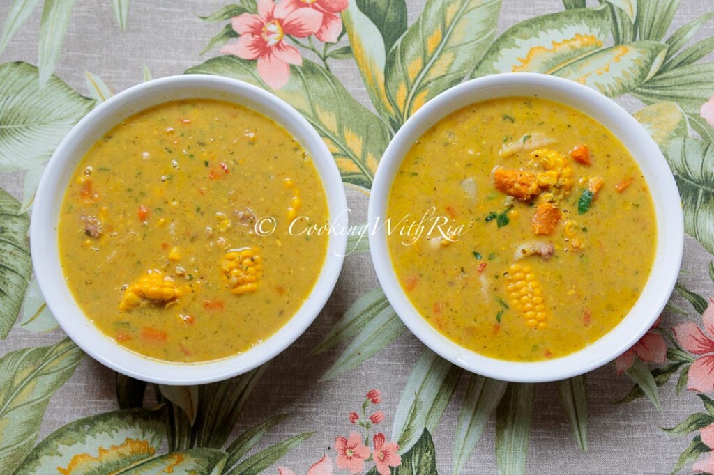 Sunday Lunch Week 39 – The Ultimate Corn Soup (with Pigtails!)