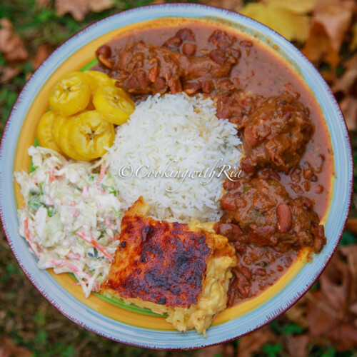 Sunday Lunch Weel 45 - Stewed Chicken With Red Beans