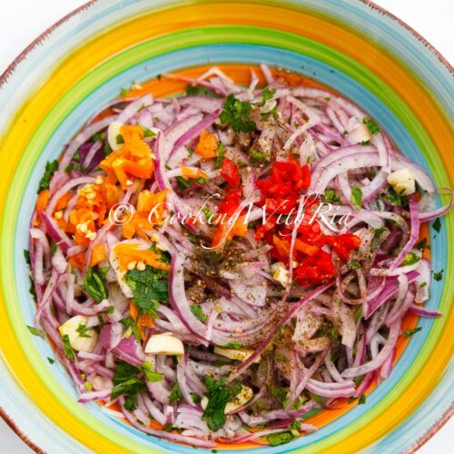 spicy pickled red onion