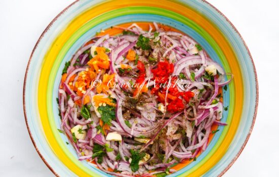 Spicy Pickled Red Onion (Quick Lime-Cured Condiment)