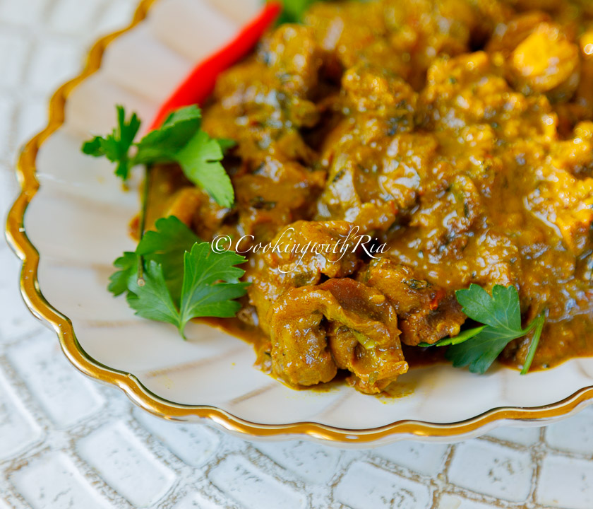 Curry gizzards