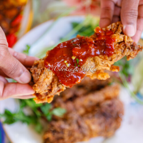 crispy fried ribs