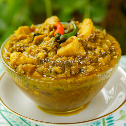 curry baigan and eddoes